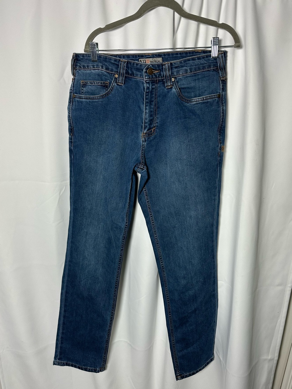 5.11 Tactical Men's Blue slim fit defender Denim Jeans